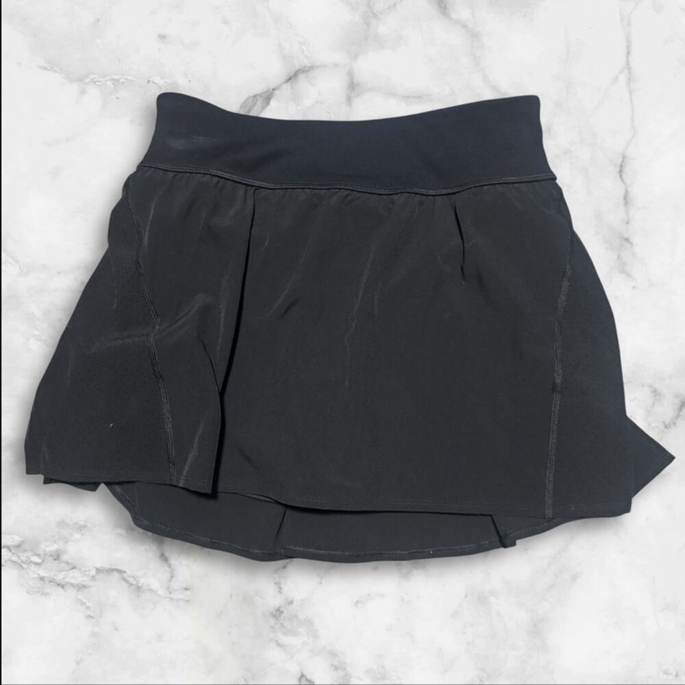 SPANX black shorts skirt romper, large - Picture 1 of 9